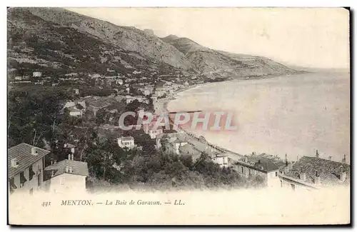 Ansichtskarte AK Menton La Baie de Garavan