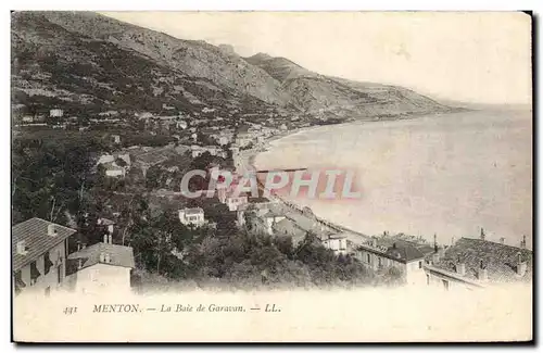 Cartes postales Menton La Baie de Garavan