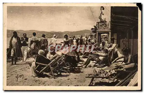 Cartes postales Cote d Azur Juan les Pins Bain de Soleil