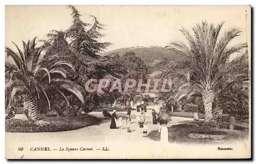Cartes postales Cannes Le Square Carnot