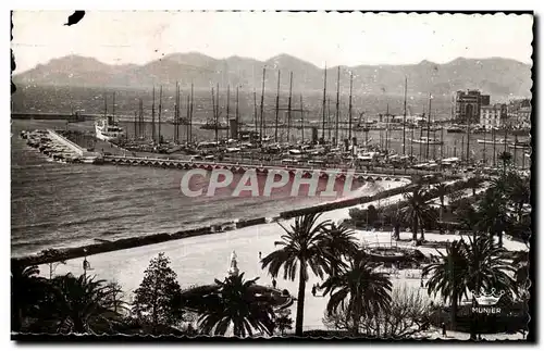 Cartes postales Cannes Interieur du Port et l Estere Bateaux