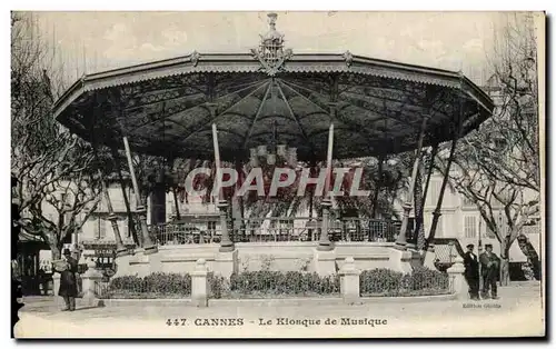 Ansichtskarte AK Cannes Le Kiosque de Musique