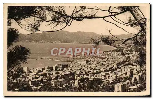 Cartes postales Cote d Azur Cannes Vue generale prise de Supercannes