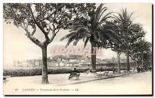 Cartes postales Cannes Promendade de la Croisette