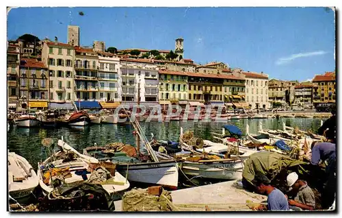 Ansichtskarte AK Cannes Un coin du Port le Quai St Pierre et le Suquet