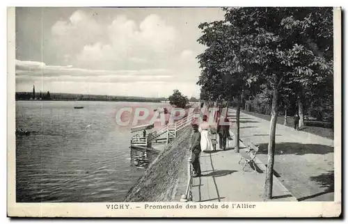 Cartes postales Vichy Promenade des bords de l Allier