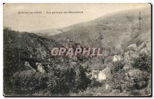 Ansichtskarte AK Environs de Vichy Vue generale des Malavaux