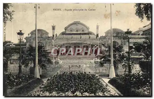 Cartes postales Vichy Facde principale du Casino