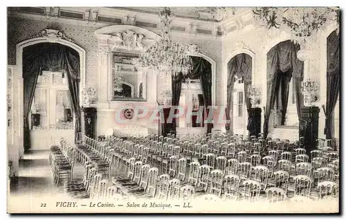 Cartes postales Vichy Le Casino Salon de Musique