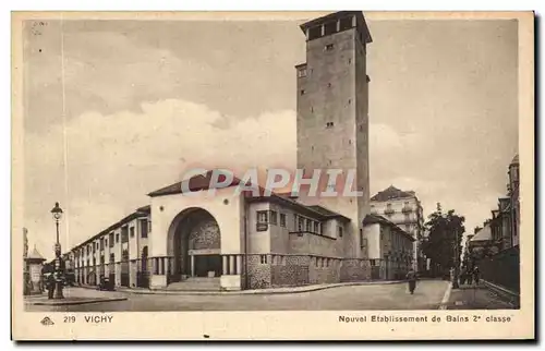 Cartes postales Vichy Nouvel Etablissement se Bains 2eme Classe