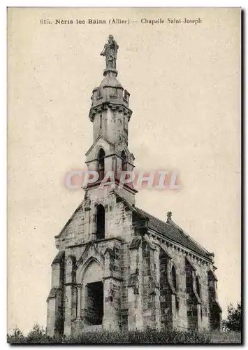 Cartes postales Neris les Bains Chapelle Saint Joseph