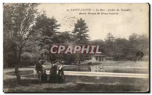 Ansichtskarte AK Saint Cloud Le Parc Jardin du Trocadero Ancien Kiosque du Prince Imperial