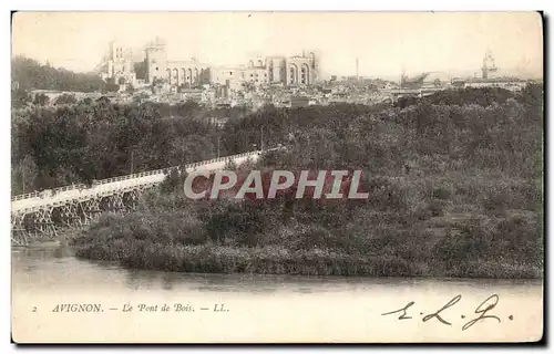 Cartes postales Avignon Le Pont de Bois