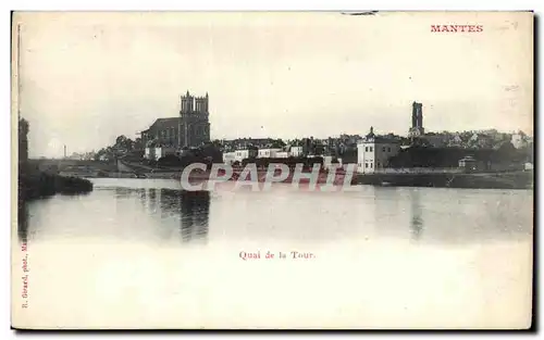 Cartes postales Mantes Quai de la Tour