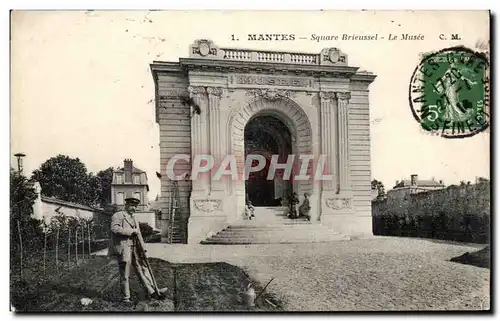 Ansichtskarte AK Mantes Square Brieussel Le Musse Jardinier