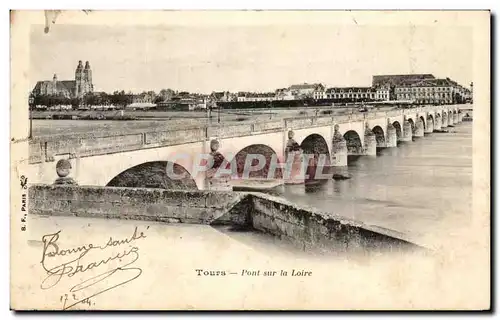 Cartes postales Tours Pont Sur La Loire