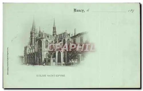 Cartes postales Eglise Saint Epvre Nancy