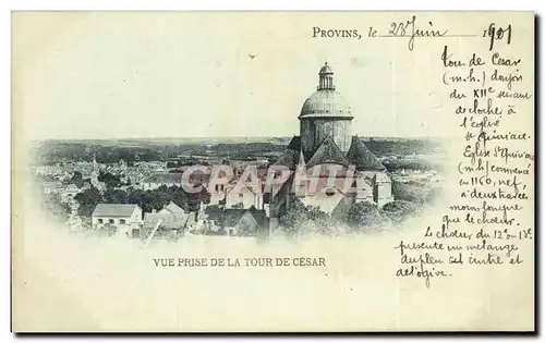 Cartes postales Provins le Vur Prise De La Tour De Cesar