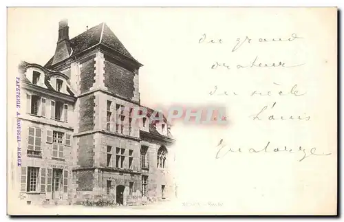 Cartes postales Papeterie A Rousseil Eveche Meaux carte 1899