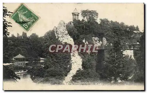 Cartes postales Paris Les Buttes Chaumont