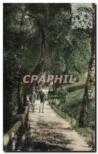 Ansichtskarte AK Buttes Chaumont Allee de la Cascade au lac Enfants