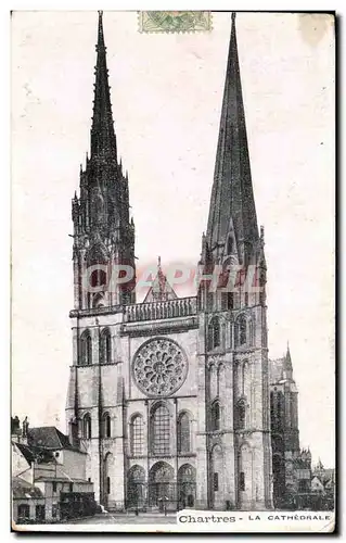 Cartes postales Chartres La Cathedrale