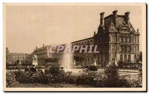 Cartes postales La Pavillon de Flore au Jardin des Tuileries Louvre