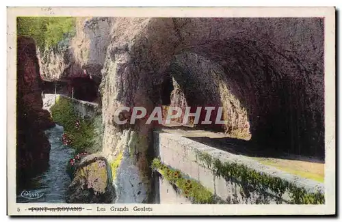 Ansichtskarte AK Les Grands Goulets Pont en Royans