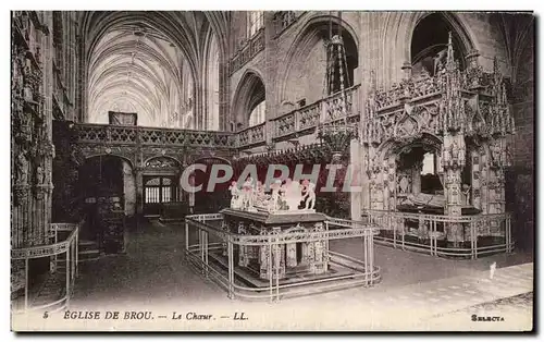 Cartes postales Eglise de Brou Le Choeur