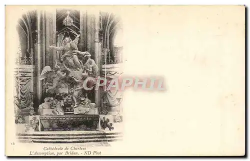 Cartes postales Cathedrale de Chartres L Assomption Par Bridan