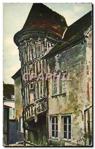 Ansichtskarte AK Chartres L Escalier de ls Reine Berthe