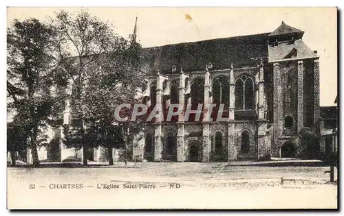 Ansichtskarte AK Chartres L Eglise saint Pierre