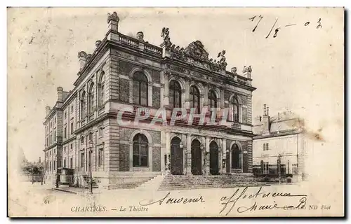 Cartes postales Chartres Le Theatre