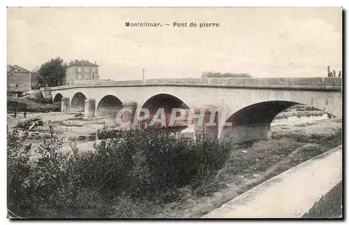 Ansichtskarte AK Montelimar Pont de pierre