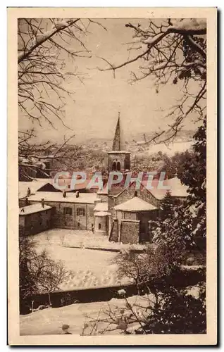Cartes postales Abbaye de N D D aiguebelle par Grignan Sous la neige