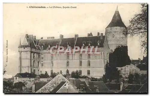 Cartes postales Chateaudun Le Chateau facade Ouest