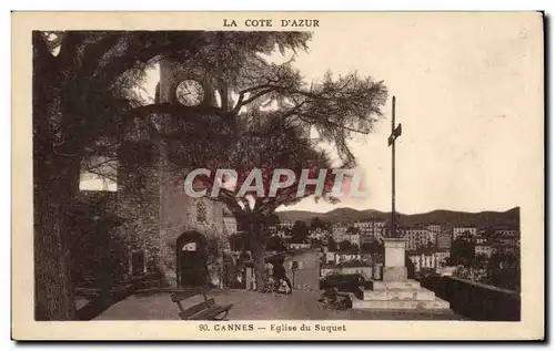 Cartes postales Cannes Eglise du Suquet