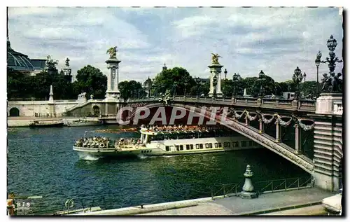 Cartes postales Paris Le Pont Alexandre III