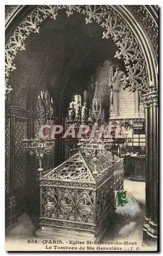 Ansichtskarte AK Paris Eglise St Etienne du Mont le tombeau de Ste Genevieve