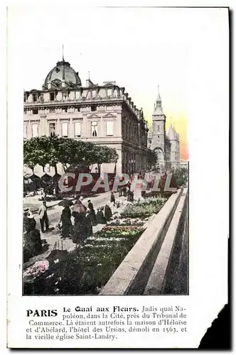 Cartes postales Paris Le Quai aux Fleurs