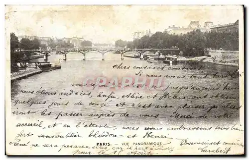 Cartes postales Paris Vue Panoramique