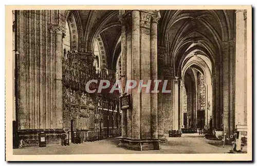 Cartes postales Cathedrale de Chartres Interieur de la Cathedrale Le Deambulatoire