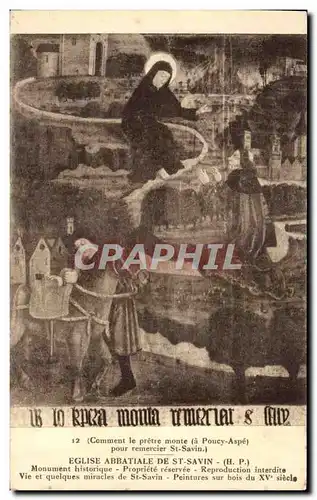 Cartes postales Eglise Abbatiale De Saint Savin