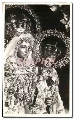Cartes postales Religion Statue Vierge et enfant