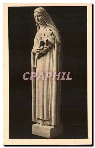 Cartes postales Ossuaire de Douaumont Statue de Sainte Therese de l enfant Jesus