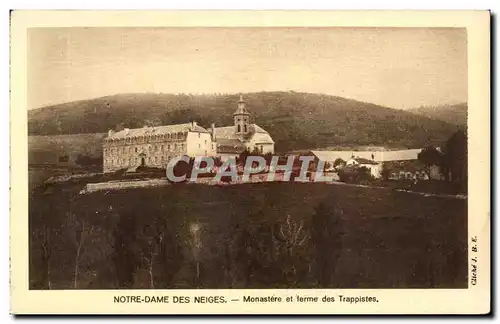 Cartes postales Notre Dame Neiges Monastere et ferme des Trappistes