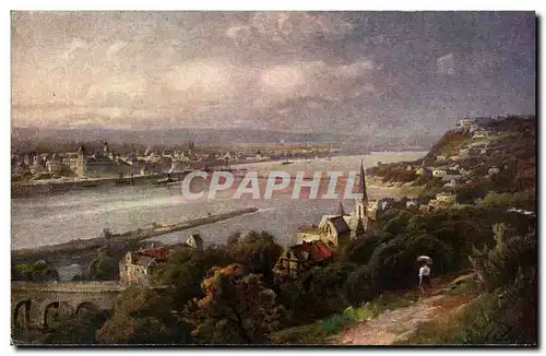 Cartes postales Koblenz an dee Mondung dur Mosel in den Rhein