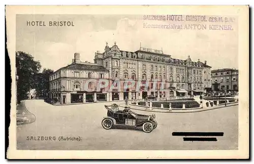 Cartes postales Hotel Bristol Salsburg Autriche Automobile