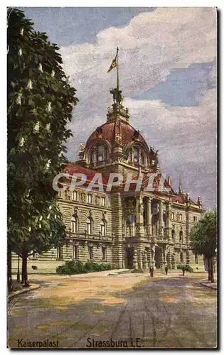 Cartes postales Kaiserpalast Strassburg