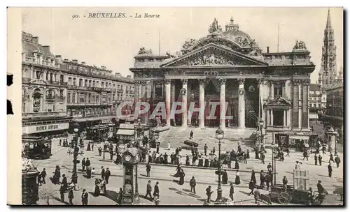 Cartes postales Bruxelles La Bourse